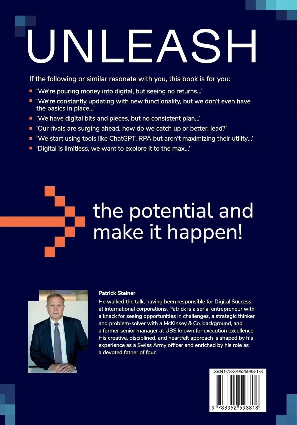 Rückseite: 9783952598818 | Unleash | Patrick Steiner | Taschenbuch | Englisch | 2024 | ZIEL AG