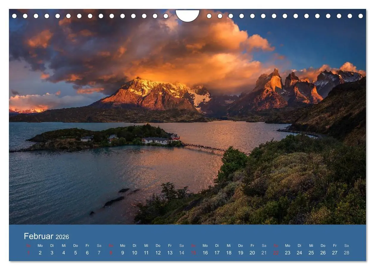 Bild: 9783516058918 | Farbenfrohes Patagonien (Wandkalender 2026 DIN A4 quer), CALVENDO...
