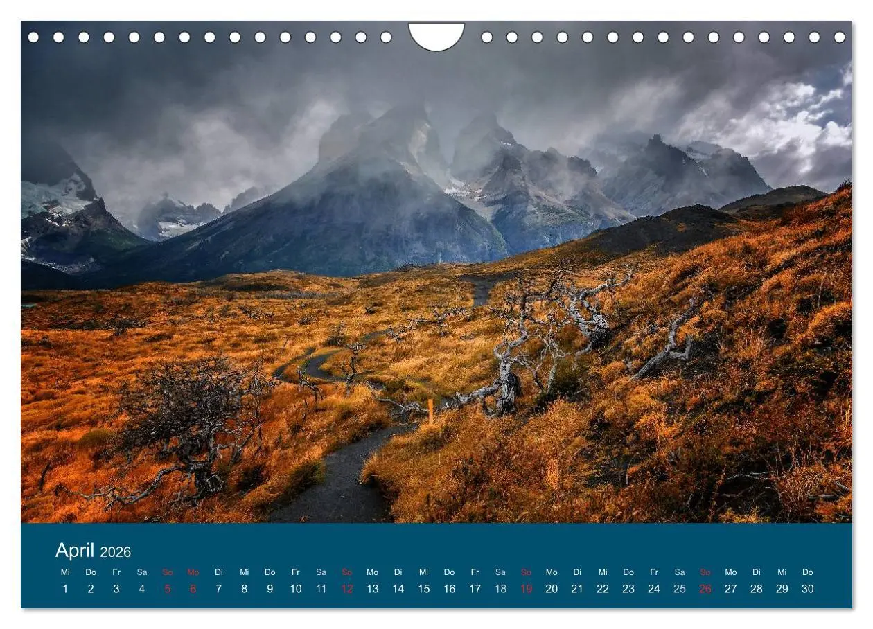 Bild: 9783516058918 | Farbenfrohes Patagonien (Wandkalender 2026 DIN A4 quer), CALVENDO...