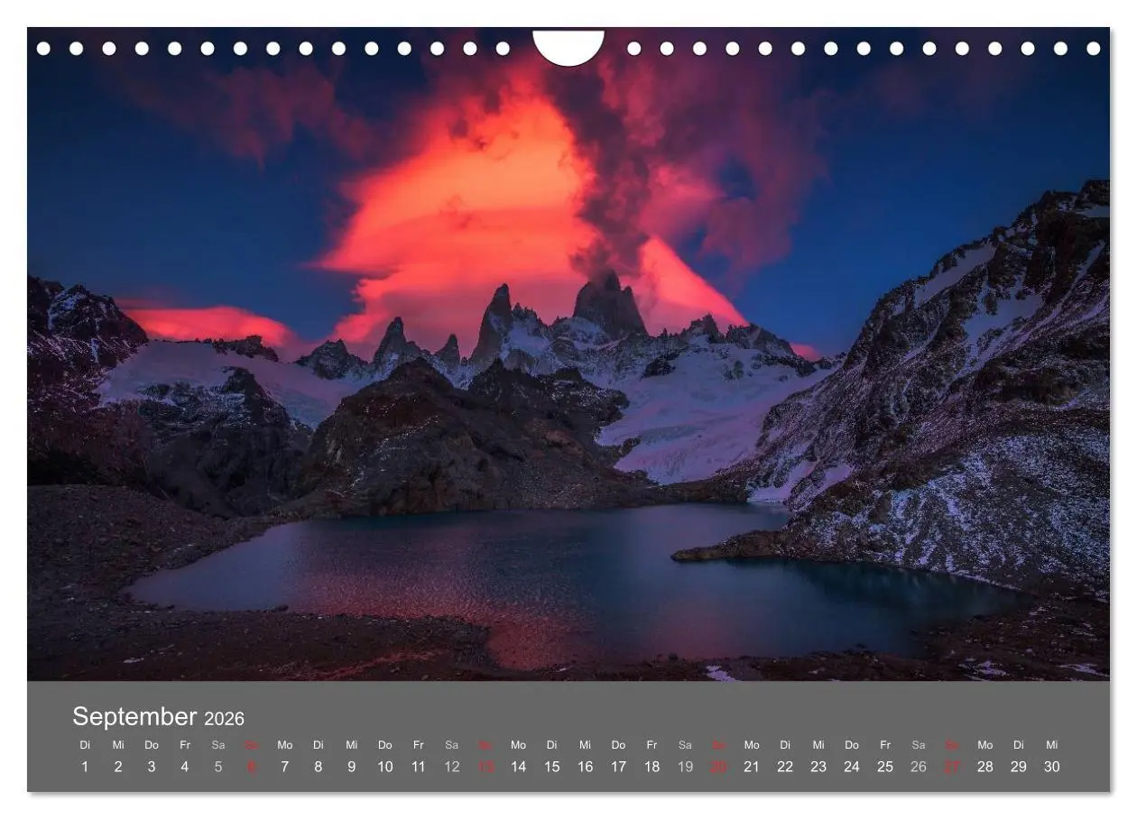 Bild: 9783516058918 | Farbenfrohes Patagonien (Wandkalender 2026 DIN A4 quer), CALVENDO...