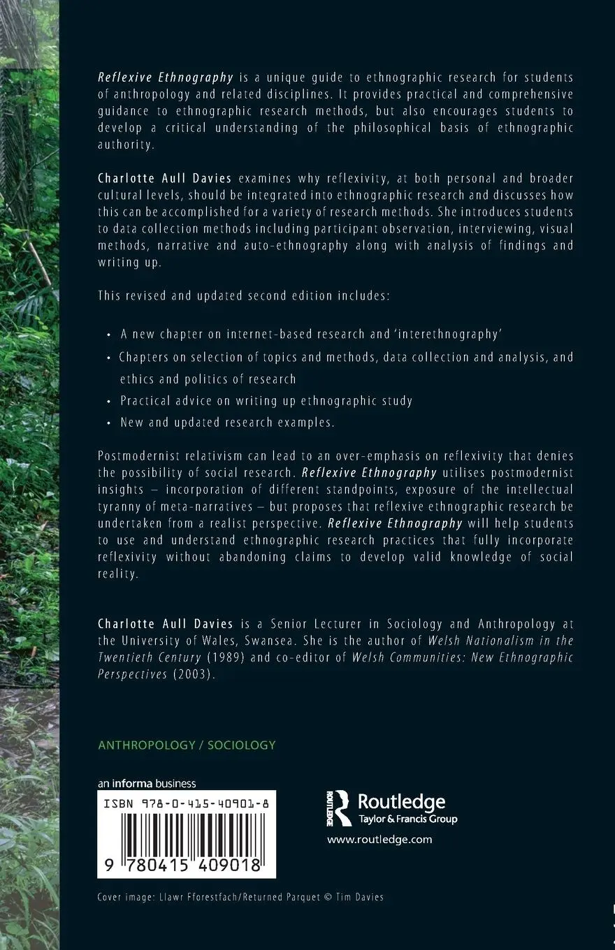 Rückseite: 9780415409018 | Reflexive Ethnography | A Guide to Researching Selves and Others