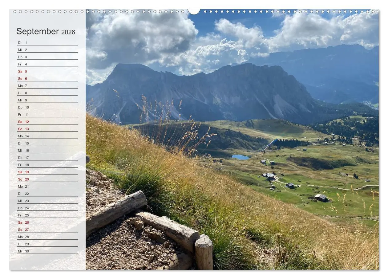 Bild: 9783457309018 | Alpenauszeit - Die Berghütten unserer Alpen (Wandkalender 2026 DIN...