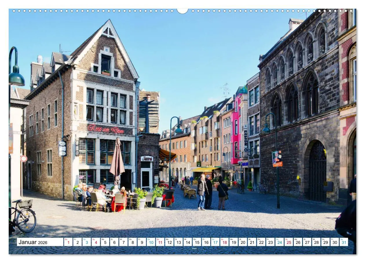 Bild: 9783457859018 | Aachen - Ansichtssache (Wandkalender 2026 DIN A2 quer), CALVENDO...