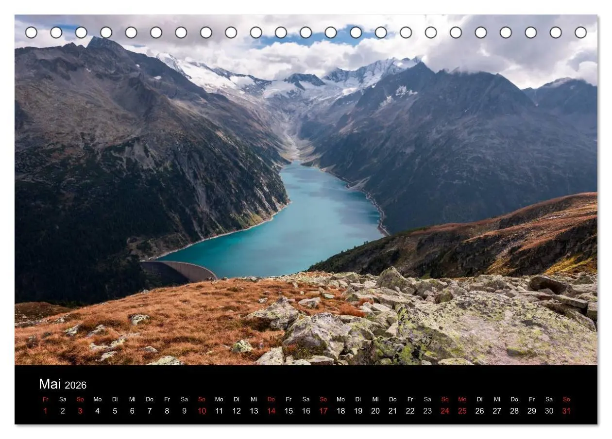 Bild: 9783516189018 | TIROL - Der Berliner Höhenweg (Tischkalender 2026 DIN A5 quer),...