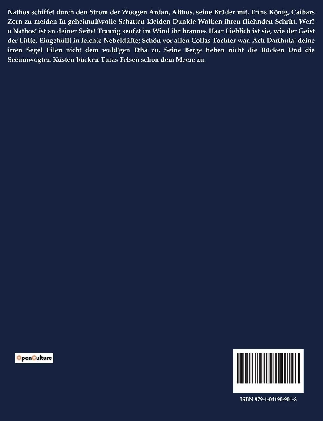 Rückseite: 9791041909018 | Gedichte und Phantasien | Karoline von Günderode | Taschenbuch | 2023