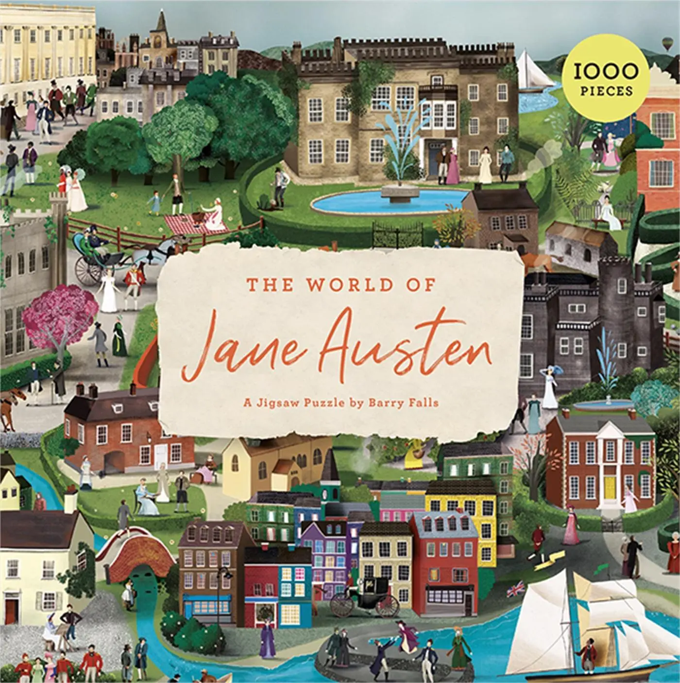 Cover: 9781786279118 | The World of Jane Austen 1000 Piece Puzzle | John Mullan | Spiel