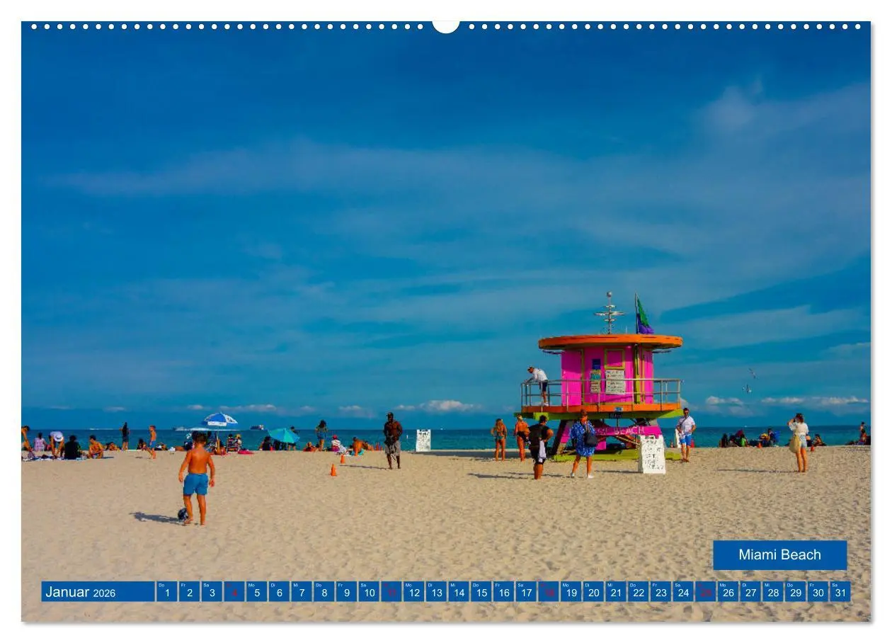 Bild: 9783457469118 | Kunterbuntes Miami (Wandkalender 2026 DIN A2 quer), CALVENDO...