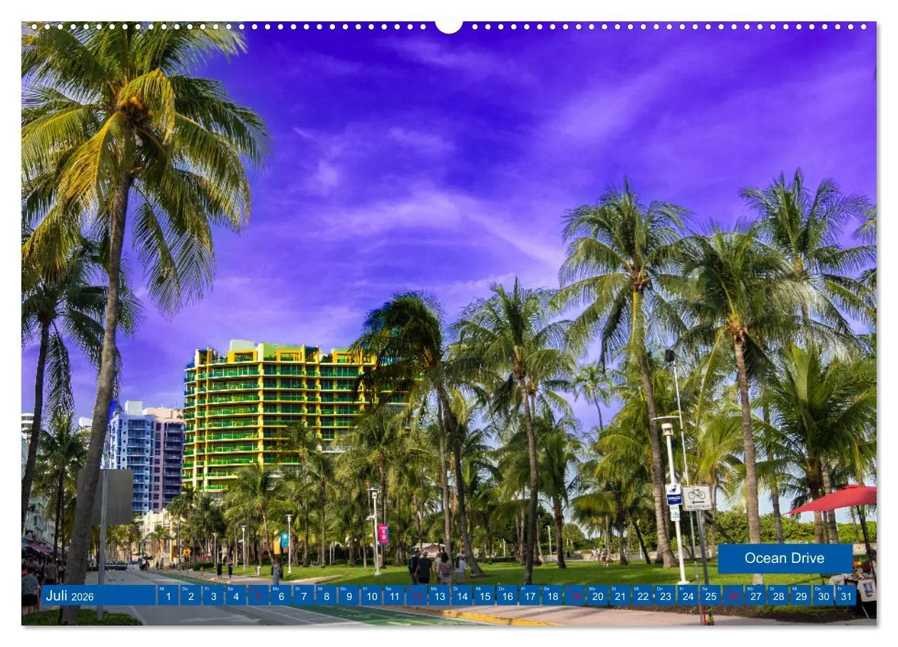 Bild: 9783457469118 | Kunterbuntes Miami (Wandkalender 2026 DIN A2 quer), CALVENDO...