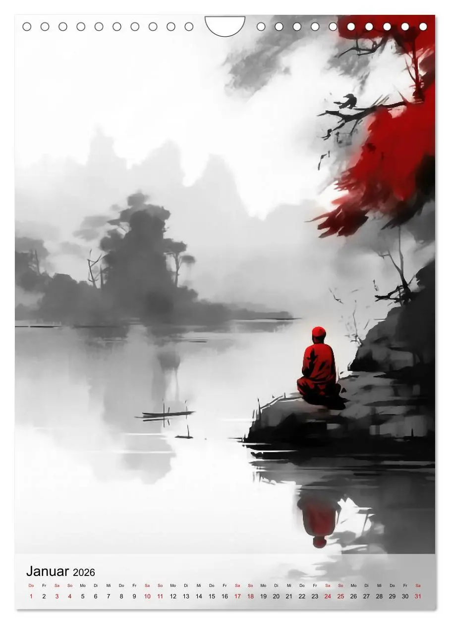 Bild: 9783516319118 | Ruhe im Zen (Wandkalender 2026 DIN A4 hoch), CALVENDO Monatskalender