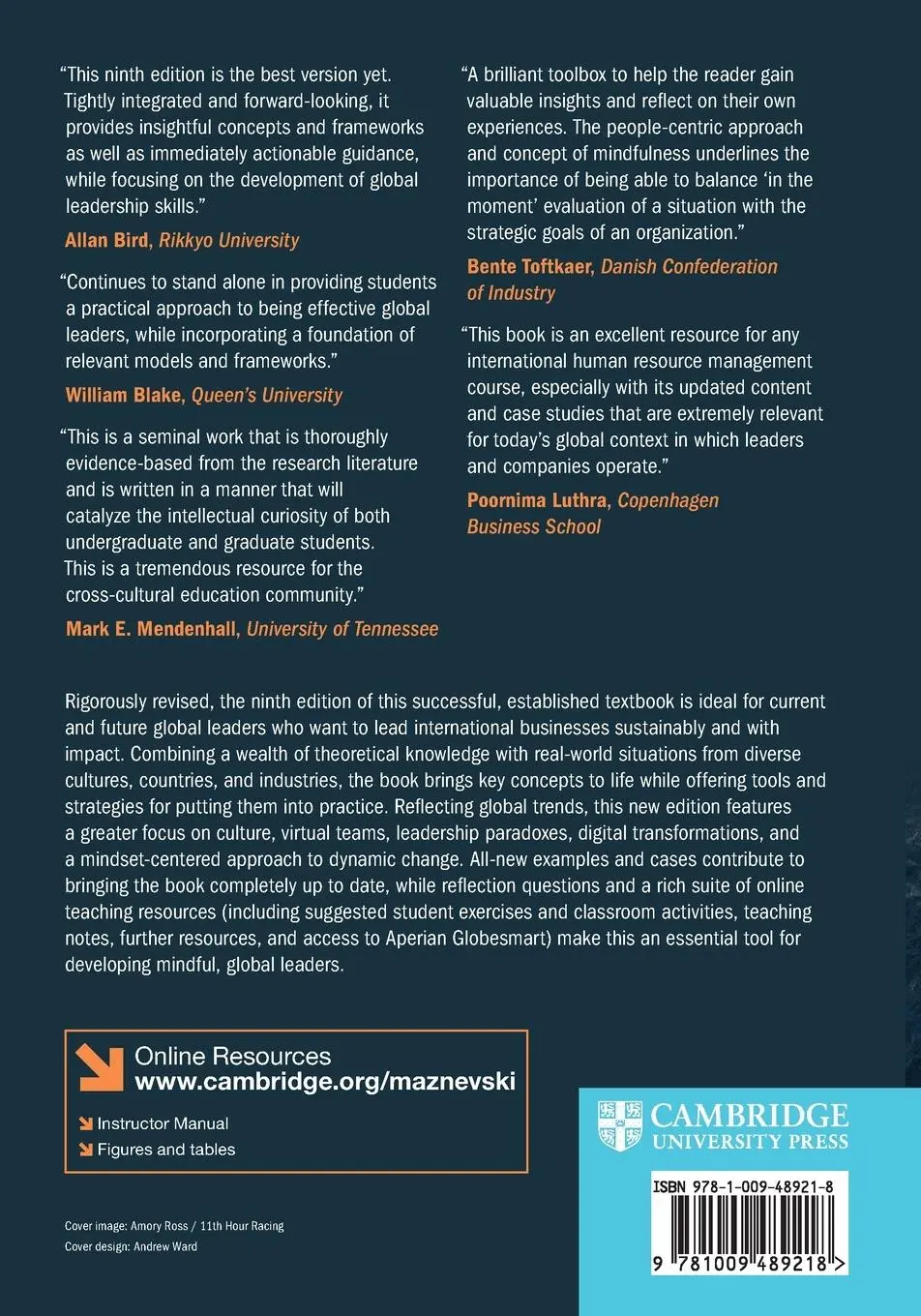 Rückseite: 9781009489218 | International Management Behavior | Martha L. Maznevski (u. a.) | Buch
