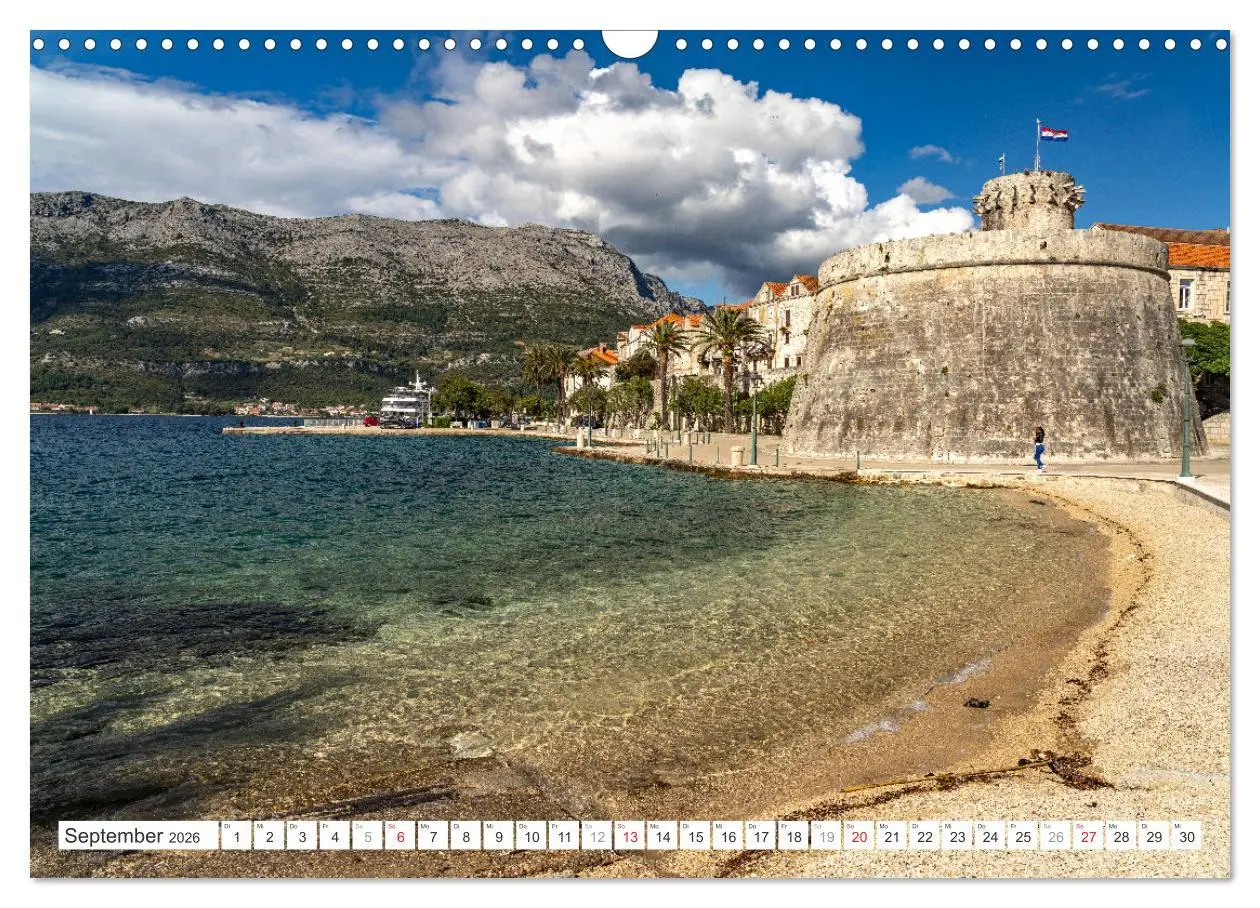 Bild: 9783457389218 | Kroatien - Korcula (Wandkalender 2026 DIN A3 quer), CALVENDO...