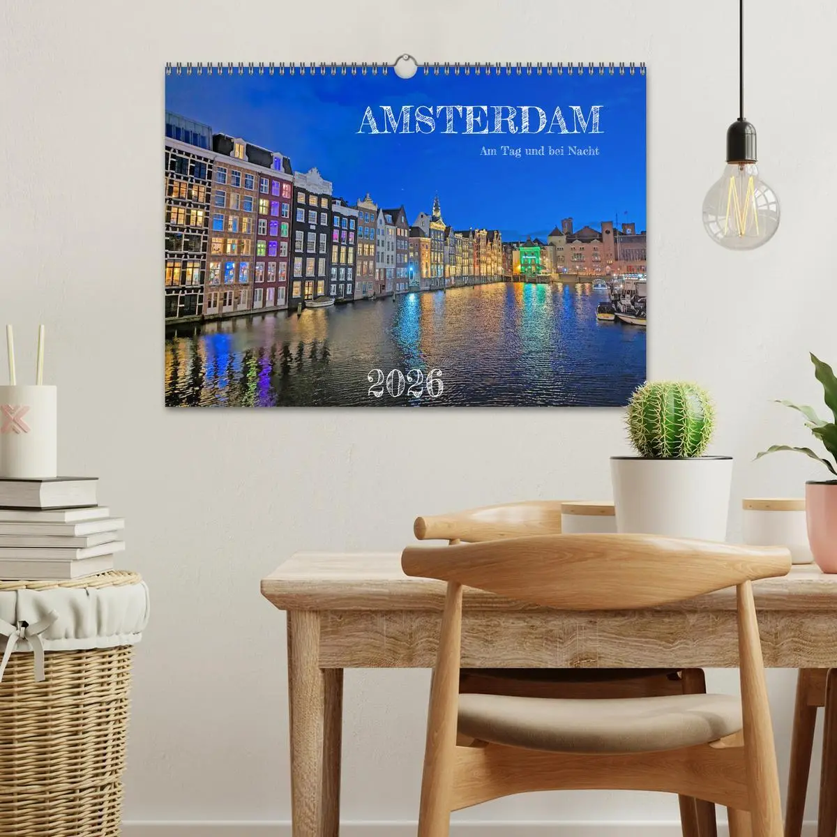 Bild: 9783457529218 | Amsterdam am Tag und bei Nacht (Wandkalender 2026 DIN A3 quer),...