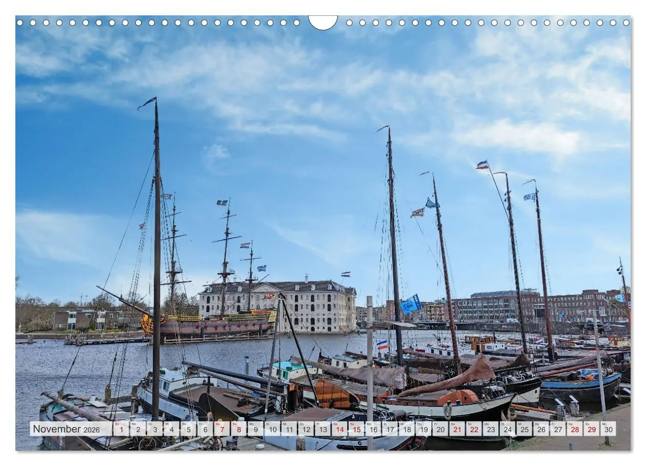 Bild: 9783457529218 | Amsterdam am Tag und bei Nacht (Wandkalender 2026 DIN A3 quer),...
