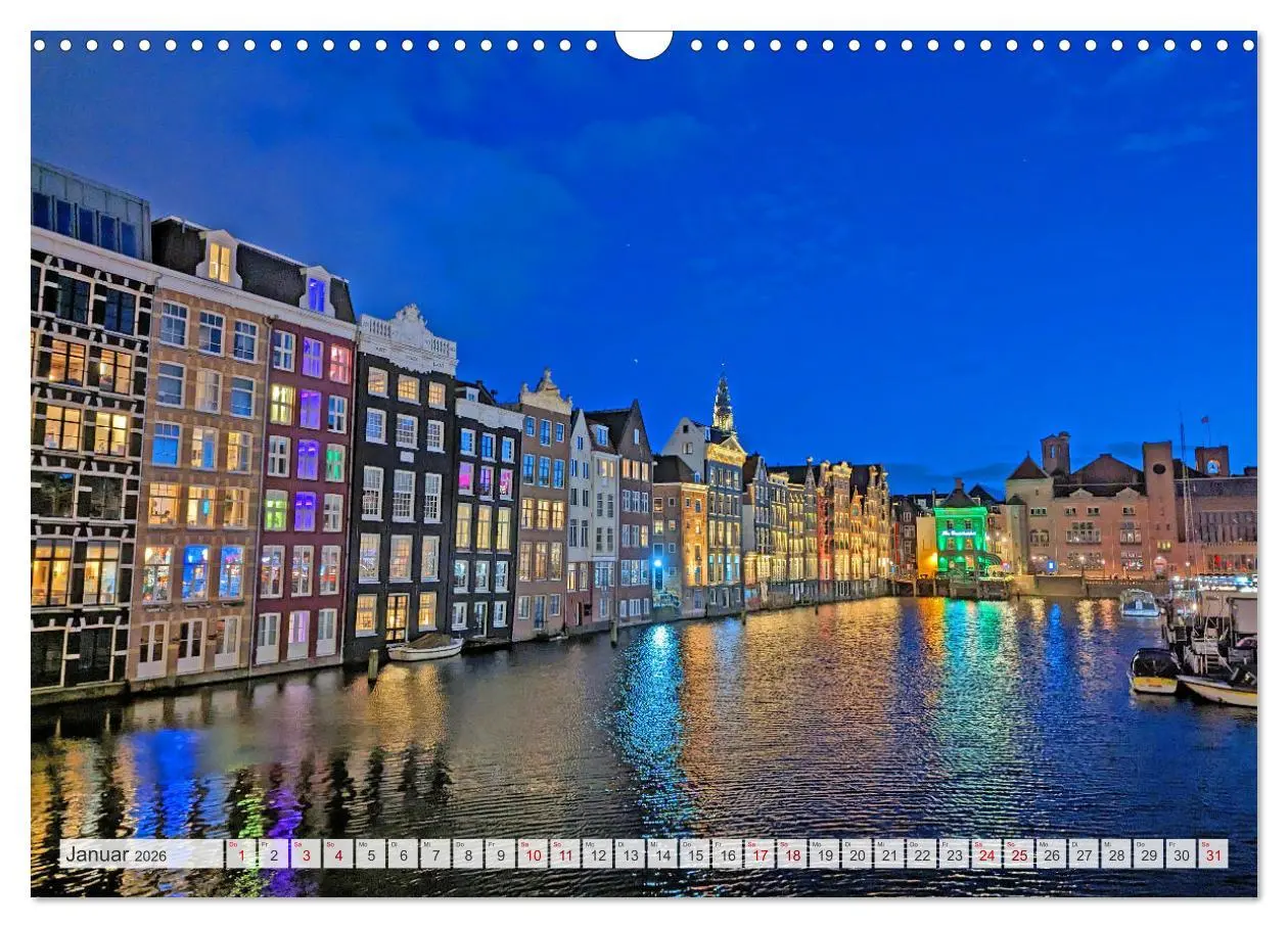 Bild: 9783457529218 | Amsterdam am Tag und bei Nacht (Wandkalender 2026 DIN A3 quer),...