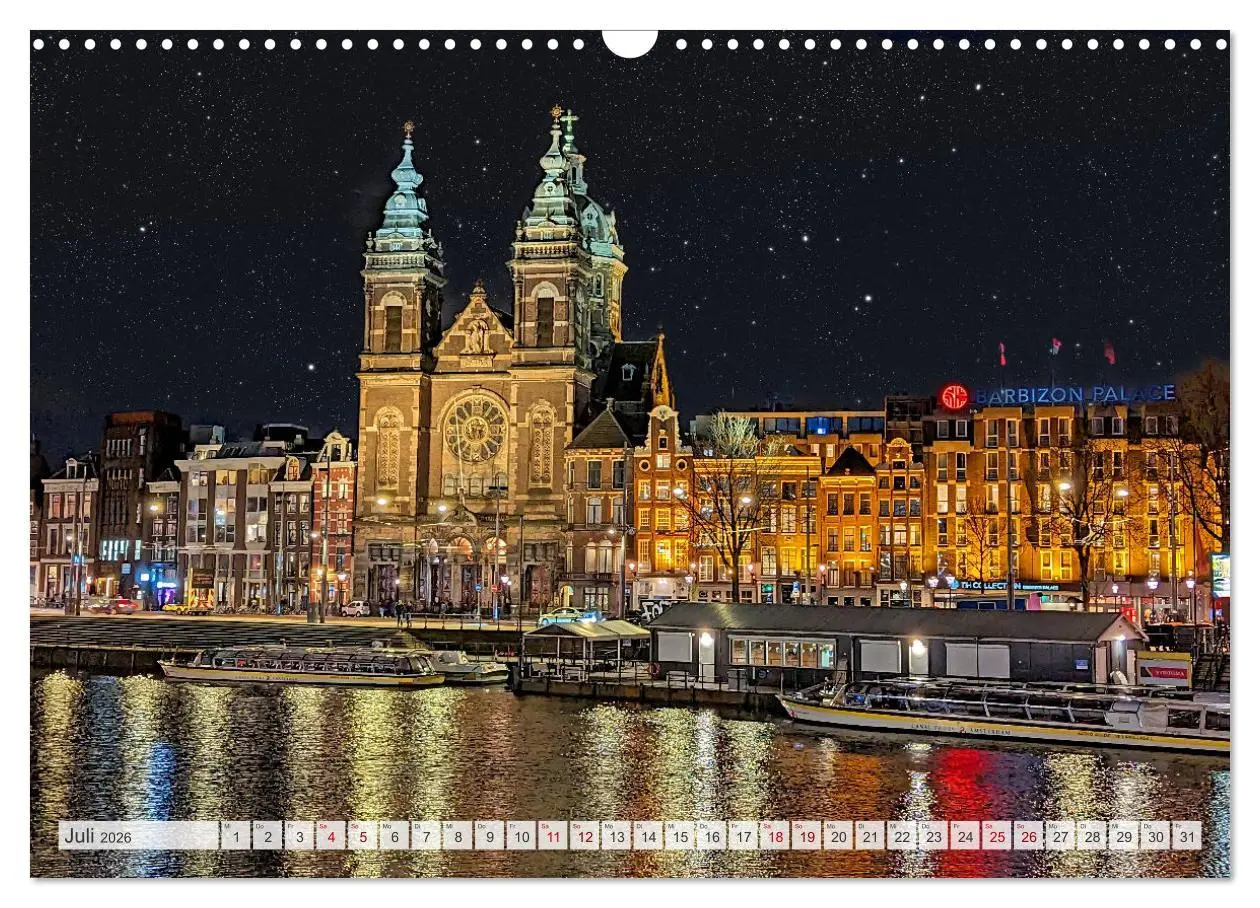 Bild: 9783457529218 | Amsterdam am Tag und bei Nacht (Wandkalender 2026 DIN A3 quer),...