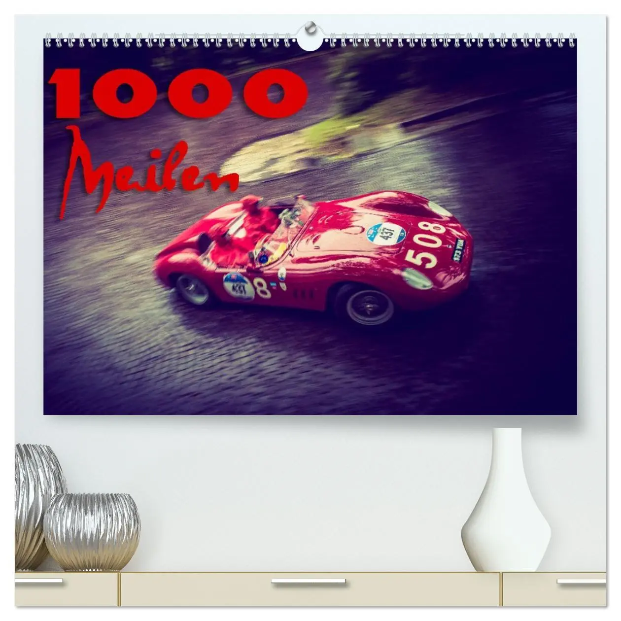Cover: 9783457769218 | 1000 Meilen (hochwertiger Premium Wandkalender 2026 DIN A2 quer),...