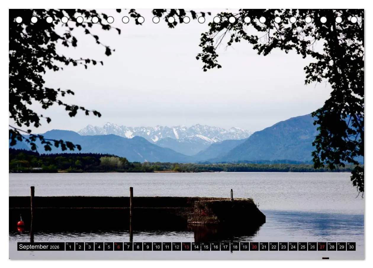 Bild: 9783457909218 | Am schönen Chiemsee (Tischkalender 2026 DIN A5 quer), CALVENDO...