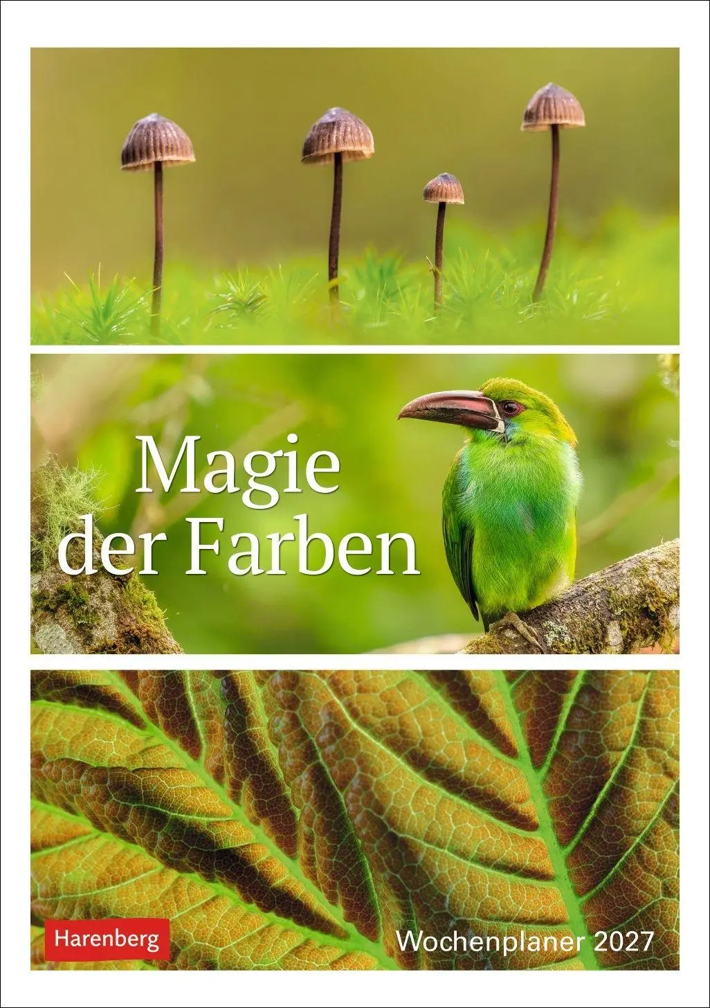 Cover: 9783840039218 | Magie der Farben Wochenplaner 2027 | Harenberg | Kalender | 54 S.