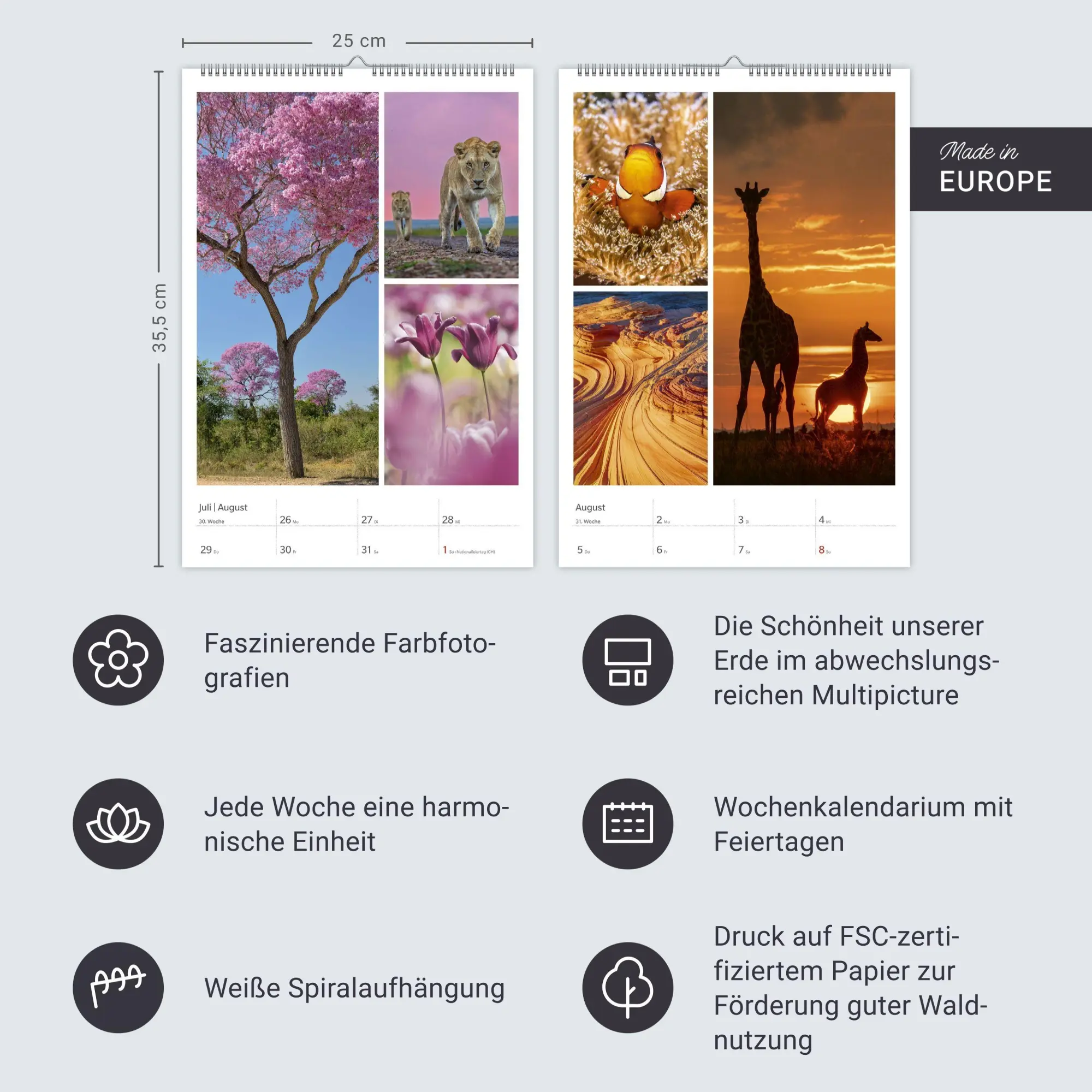 Bild: 9783840039218 | Magie der Farben Wochenplaner 2027 | Harenberg | Kalender | 54 S.
