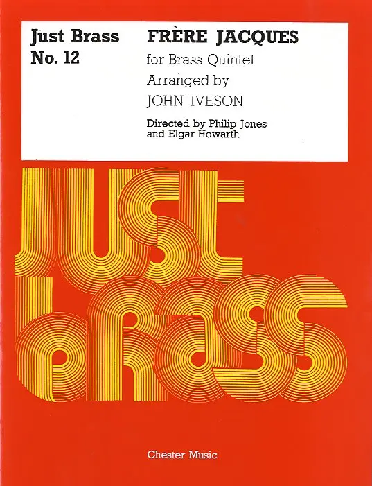 Cover: 9780711939318 | Frere Jacques for brass quintet Partitur+6Stimmen | Just Brass No. 12