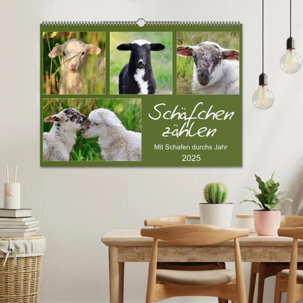Bild: 9783435429318 | Schäfchen zählen - Mit Schafen durchs Jahr (Wandkalender 2025 DIN...