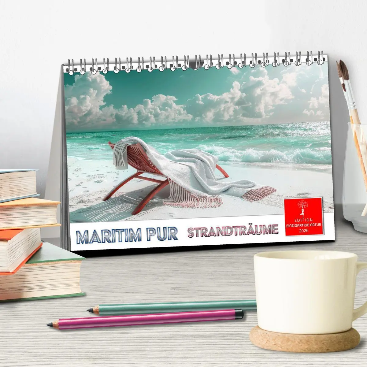 Bild: 9783457379318 | Maritim pur - Strandträume (Tischkalender 2026 DIN A5 quer),...
