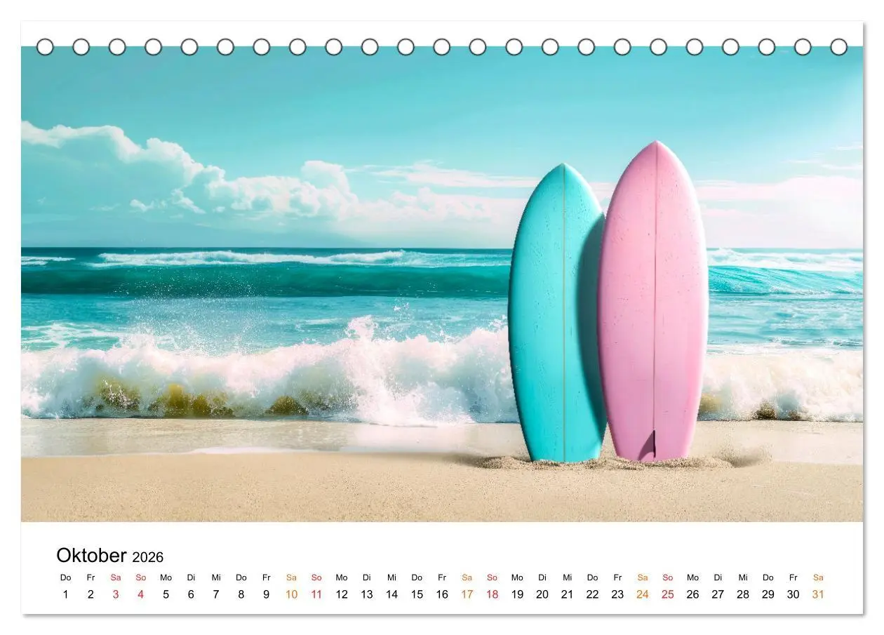 Bild: 9783457379318 | Maritim pur - Strandträume (Tischkalender 2026 DIN A5 quer),...