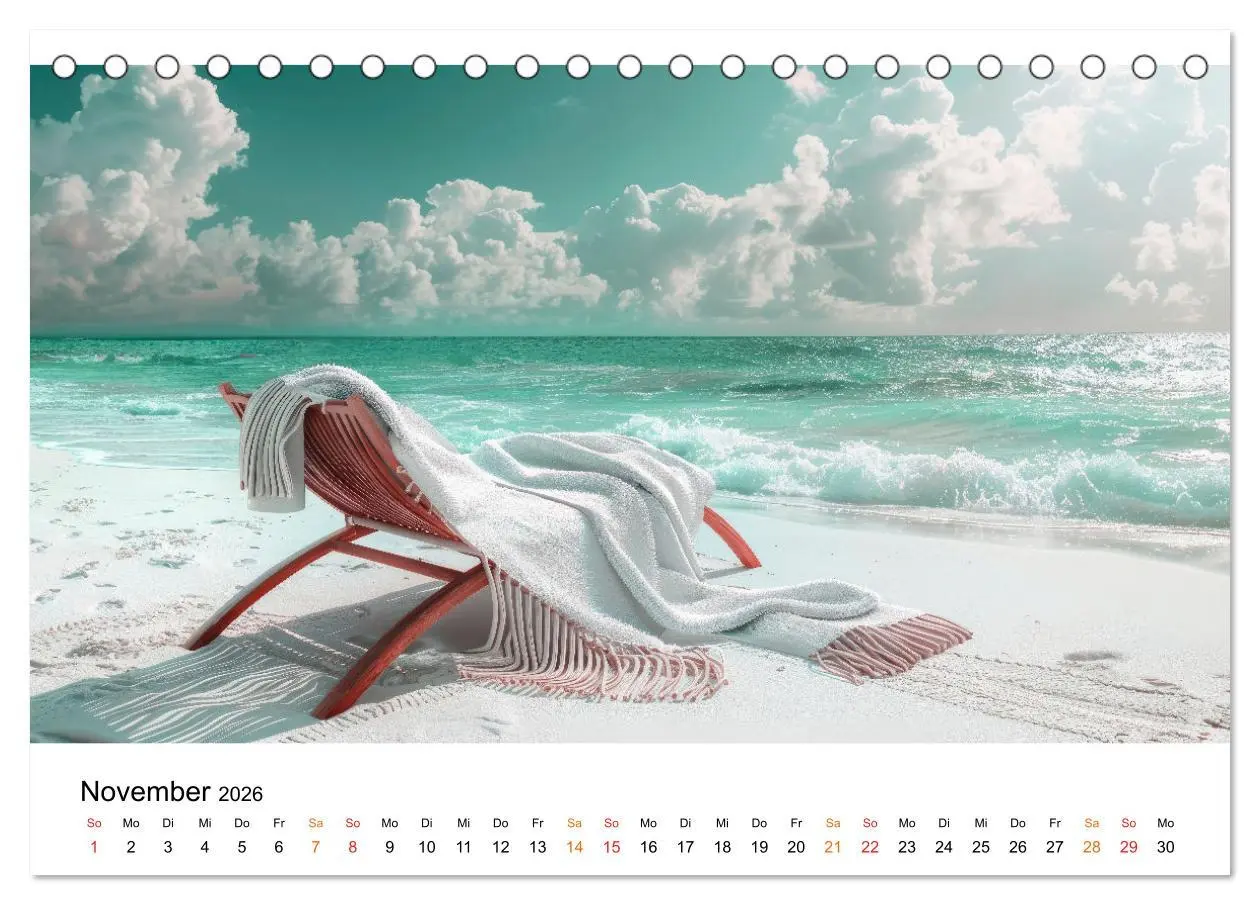 Bild: 9783457379318 | Maritim pur - Strandträume (Tischkalender 2026 DIN A5 quer),...