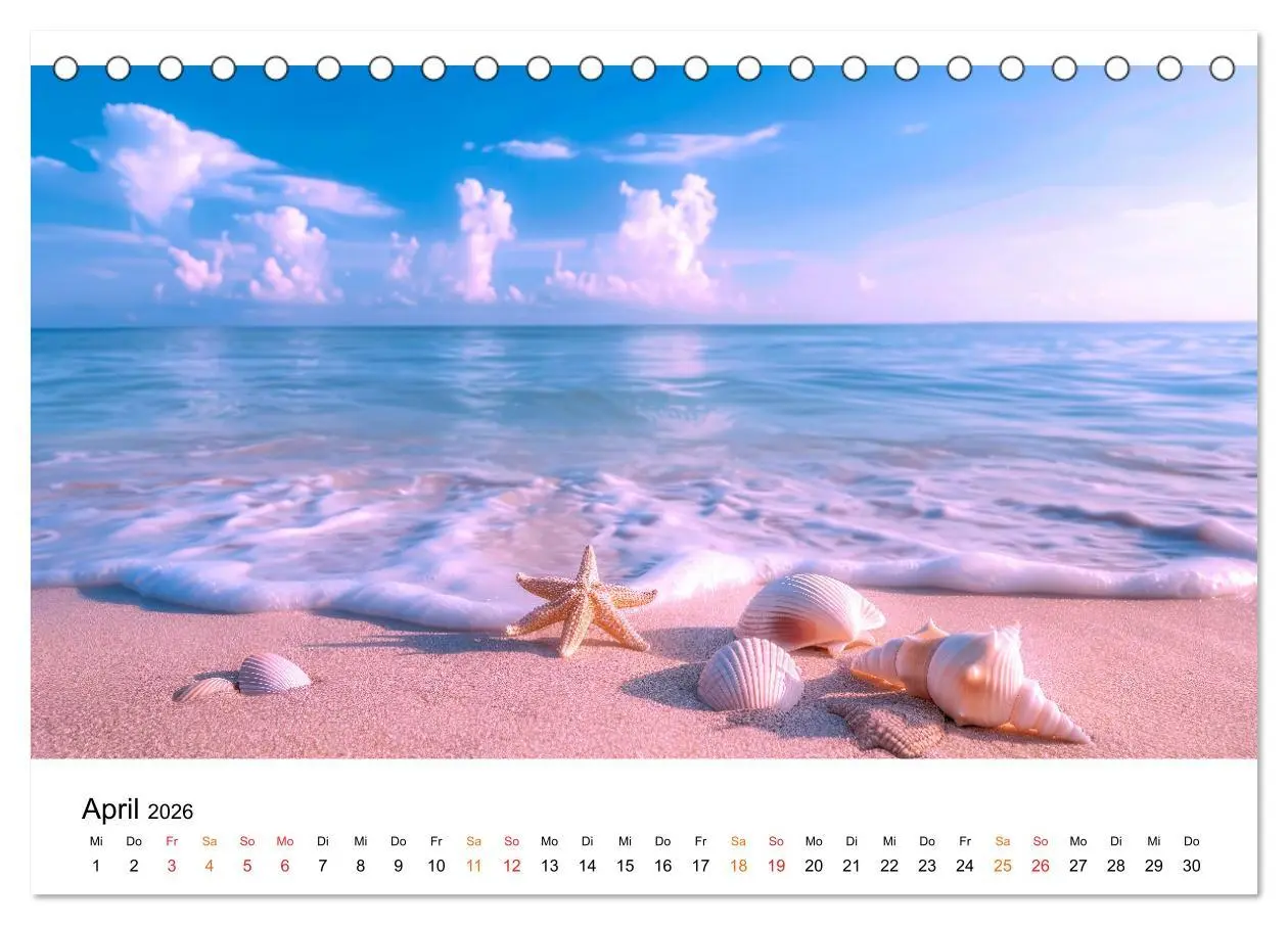 Bild: 9783457379318 | Maritim pur - Strandträume (Tischkalender 2026 DIN A5 quer),...