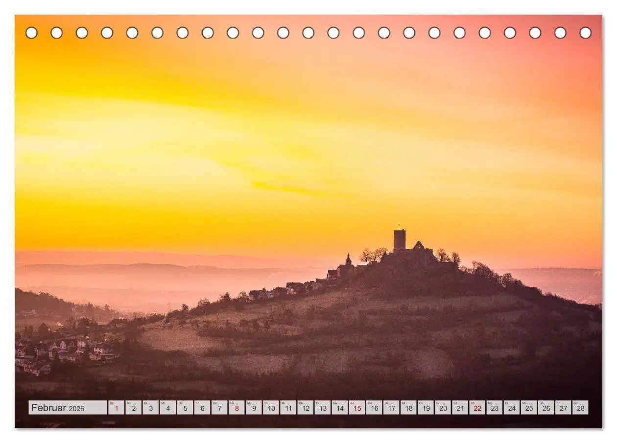 Bild: 9783457829318 | Mittelhessens Burgen und Schlösser (Tischkalender 2026 DIN A5...