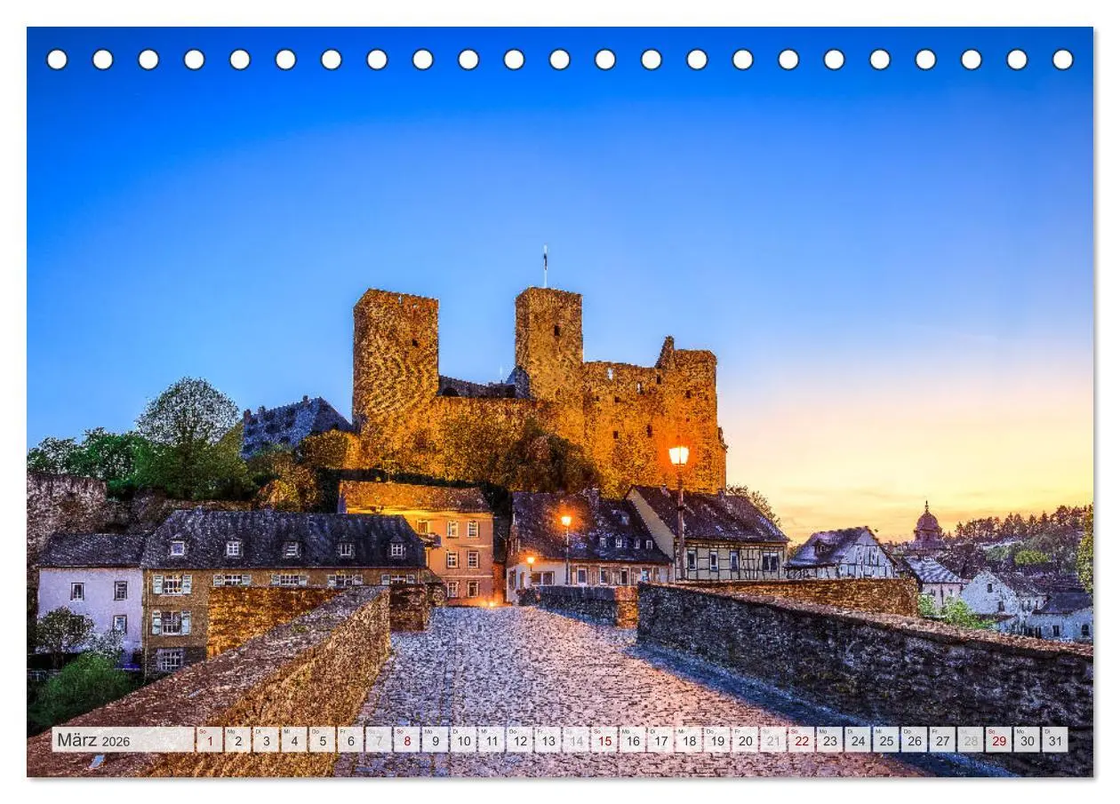 Bild: 9783457829318 | Mittelhessens Burgen und Schlösser (Tischkalender 2026 DIN A5...