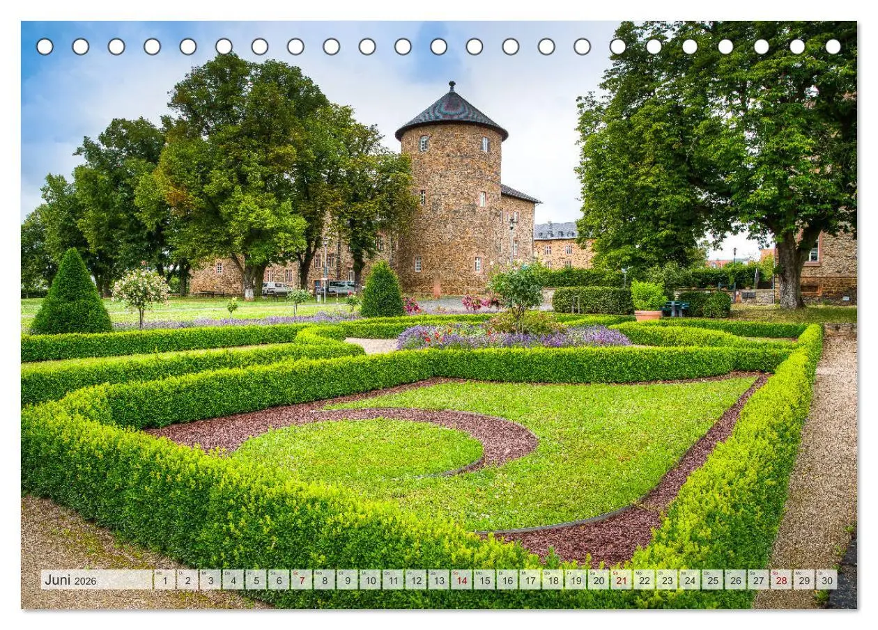 Bild: 9783457829318 | Mittelhessens Burgen und Schlösser (Tischkalender 2026 DIN A5...