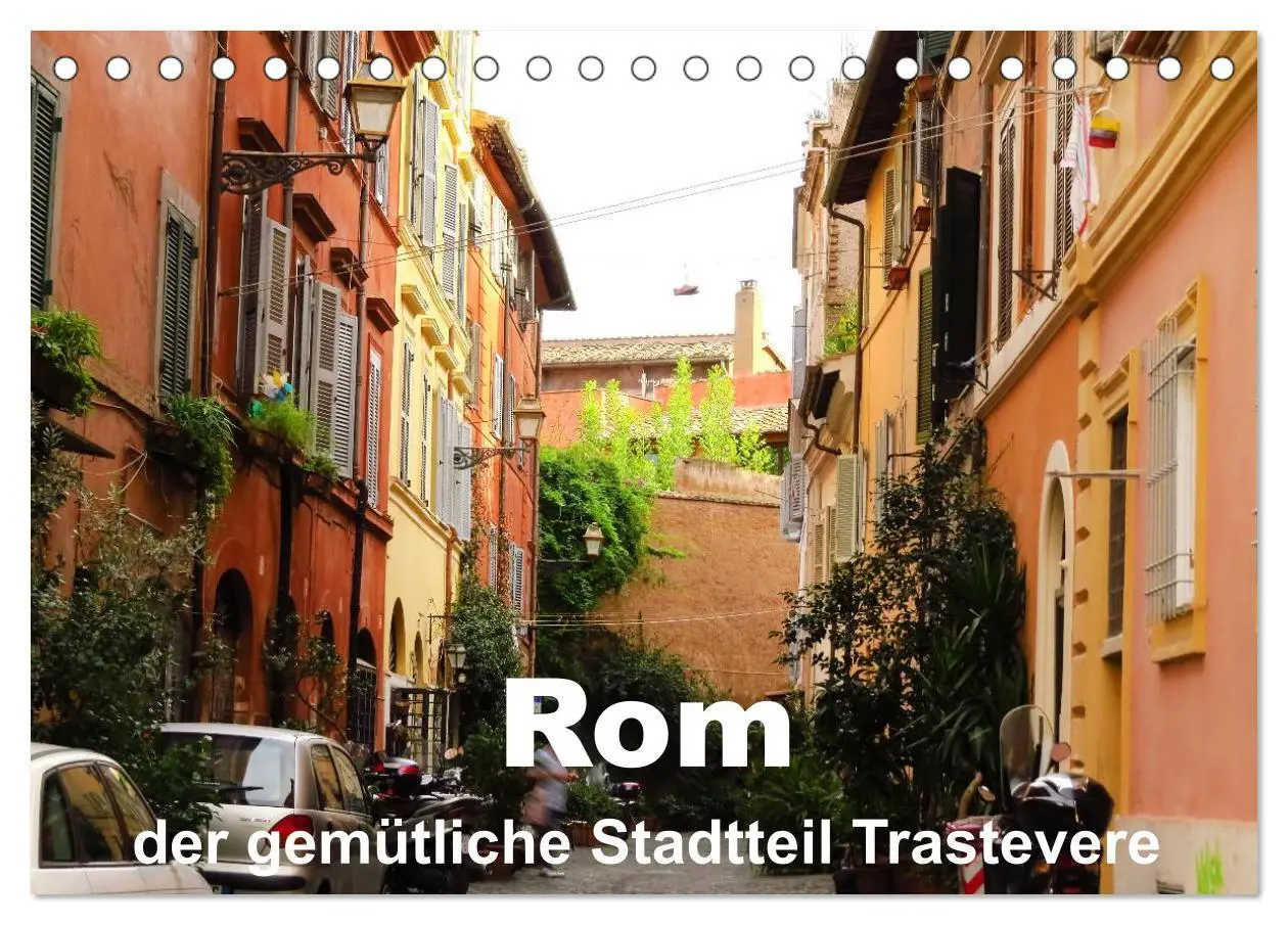 Cover: 9783516089318 | Rom - der gemütliche Stadtteil Trastevere (Tischkalender 2026 DIN...