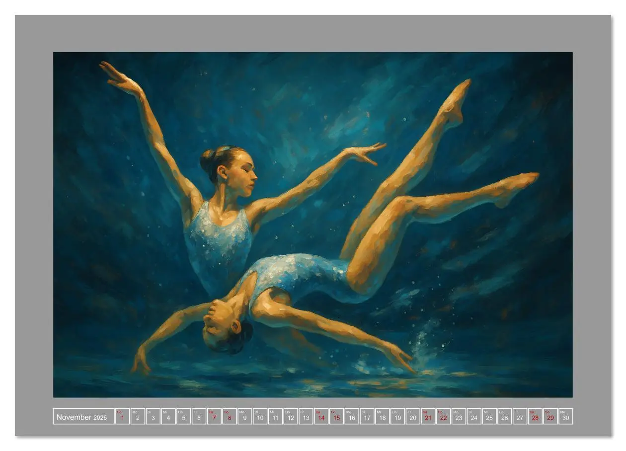 Bild: 9783516609318 | motionART Der Augenblick zählt (Wandkalender 2026 DIN A3 quer),...
