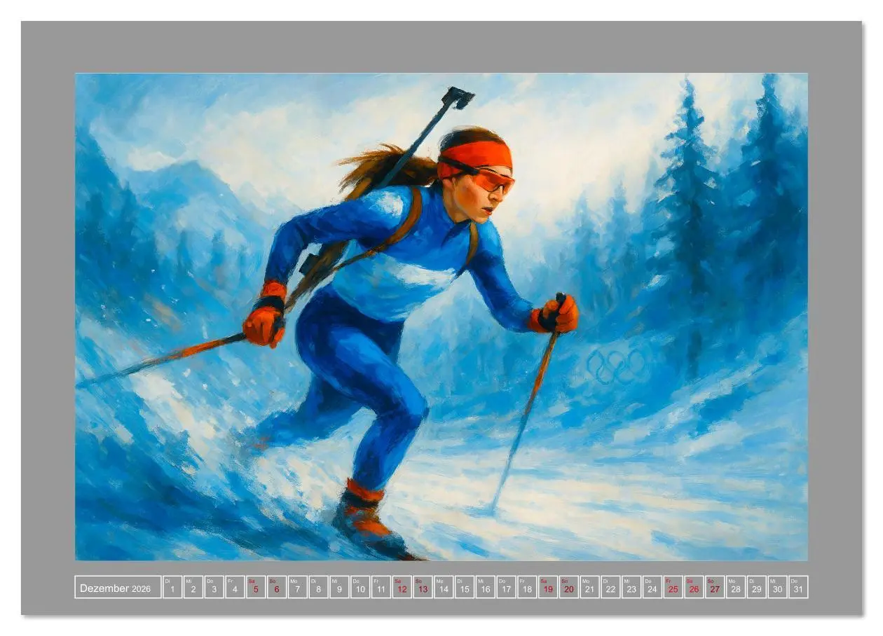 Bild: 9783516609318 | motionART Der Augenblick zählt (Wandkalender 2026 DIN A3 quer),...
