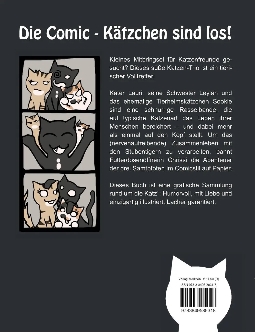 Rückseite: 9783849589318 | Life of Lauri - Katzen Comics | Alles für die Katz` | Christina Zimmet
