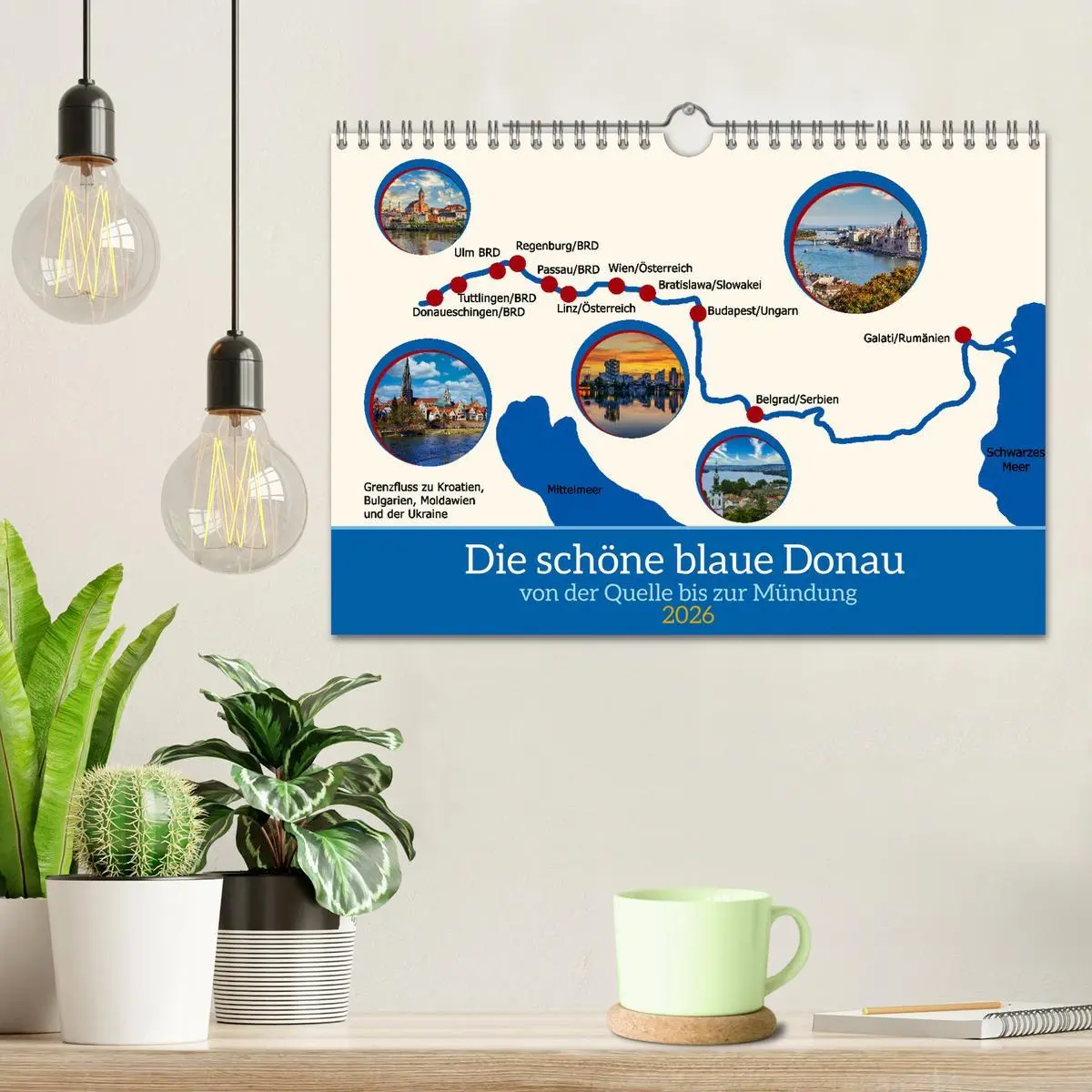 Bild: 9783457299418 | Die schöne blaue Donau (Wandkalender 2026 DIN A4 quer), CALVENDO...