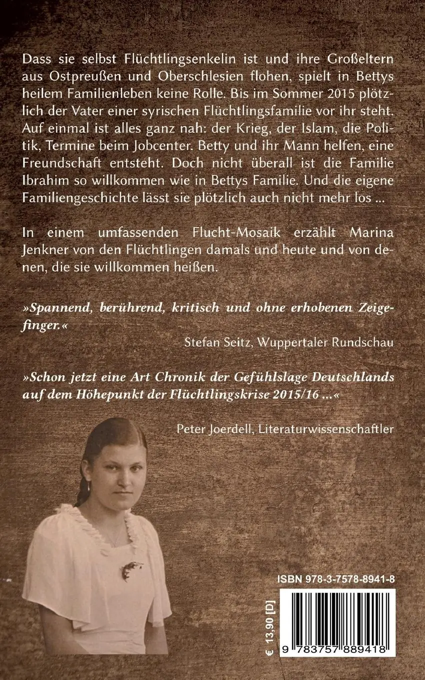 Rückseite: 9783757889418 | Die UnWillkommenen | Marina Jenkner | Taschenbuch | 256 S. | Deutsch