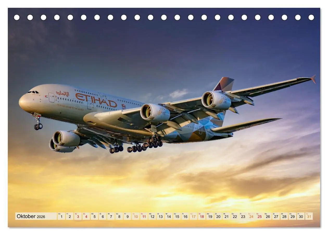 Bild: 9783457429518 | Flugzeuge - ab in den Urlaub (Tischkalender 2026 DIN A5 quer),...