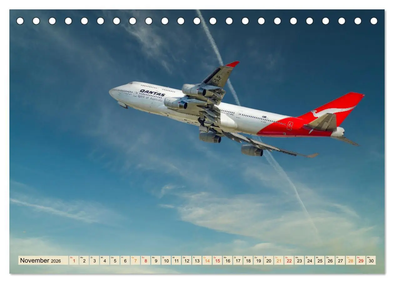 Bild: 9783457429518 | Flugzeuge - ab in den Urlaub (Tischkalender 2026 DIN A5 quer),...
