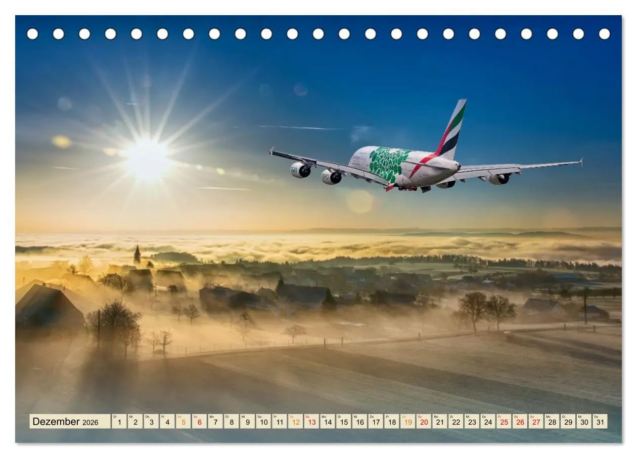 Bild: 9783457429518 | Flugzeuge - ab in den Urlaub (Tischkalender 2026 DIN A5 quer),...