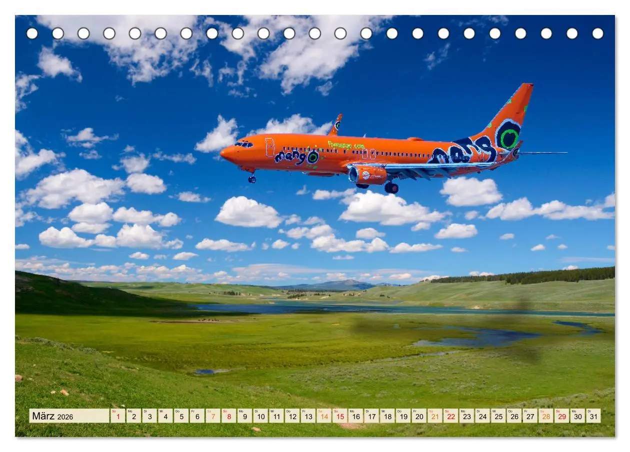 Bild: 9783457429518 | Flugzeuge - ab in den Urlaub (Tischkalender 2026 DIN A5 quer),...