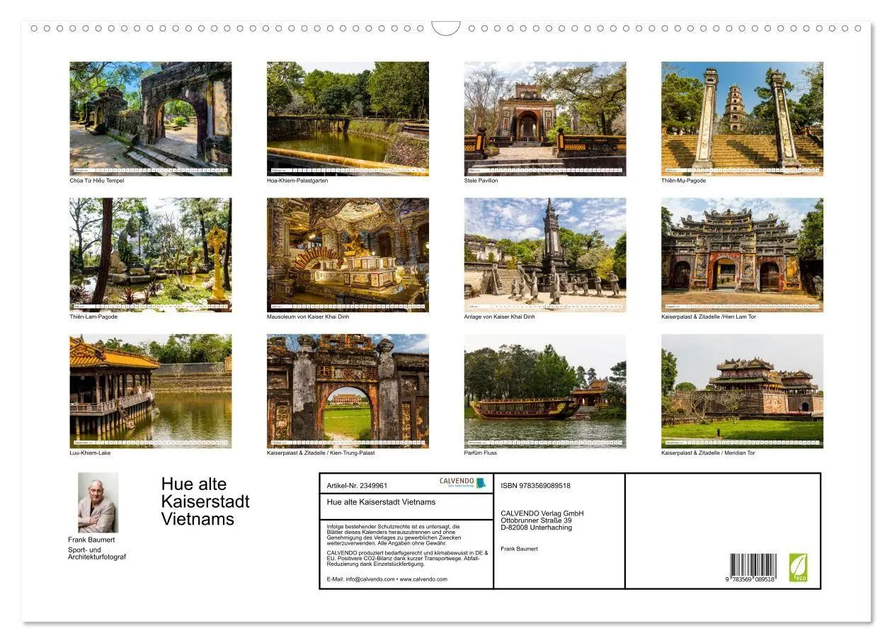 Bild: 9783569089518 | Hue alte Kaiserstadt Vietnams (Wandkalender 2027 DIN A2 quer),...