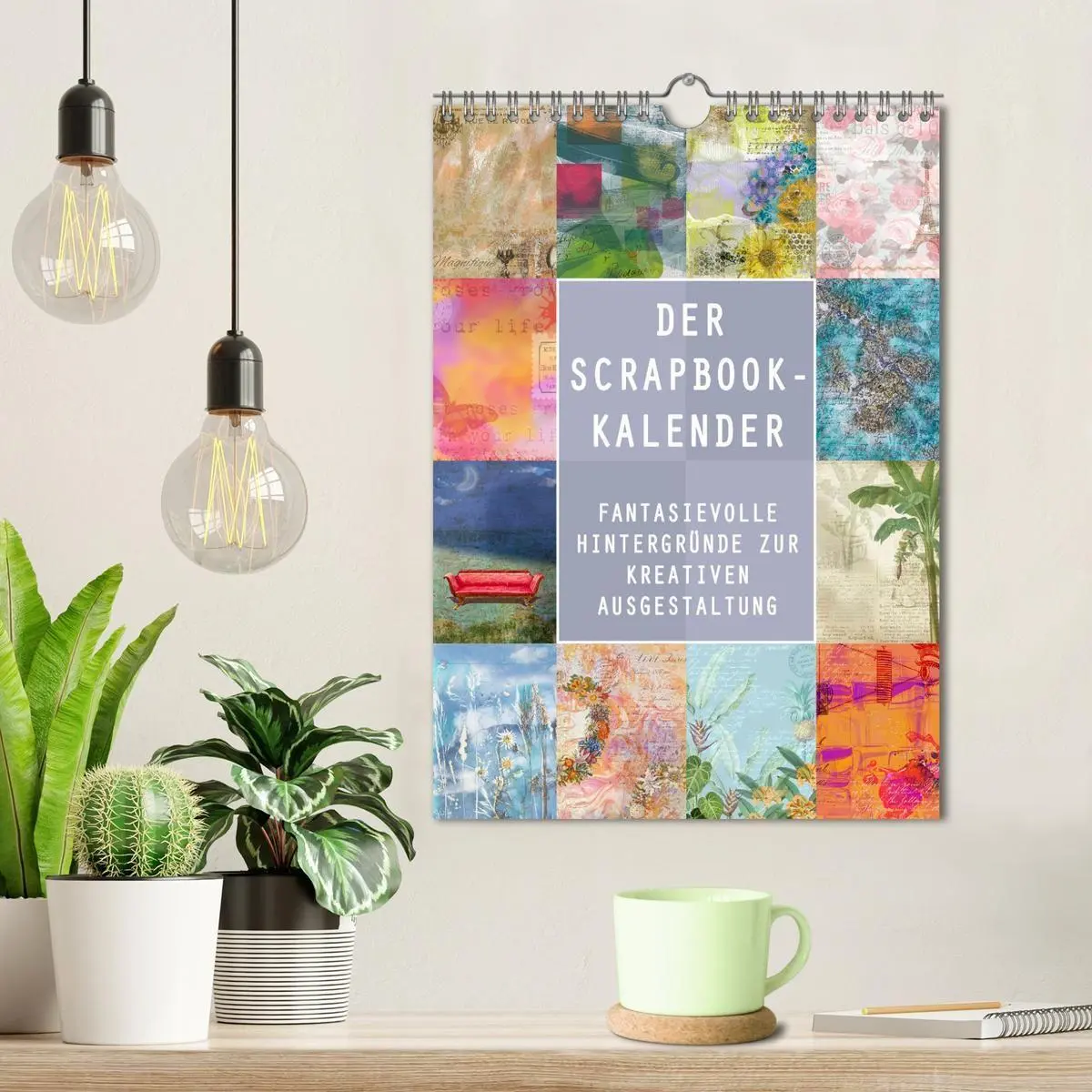 Bild: 9783569399518 | Der Scrapbook-Kalender:Fantasievolle Hintergründe zur kreativen...