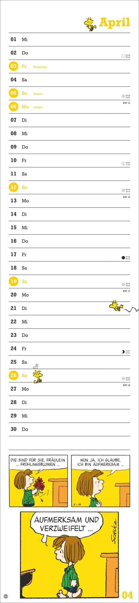 Bild: 9783756409518 | Peanuts Superlangplaner 2026 | Heye | Kalender | Peanuts Kalender Heye