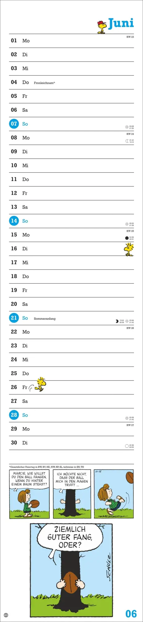 Bild: 9783756409518 | Peanuts Superlangplaner 2026 | Heye | Kalender | Peanuts Kalender Heye