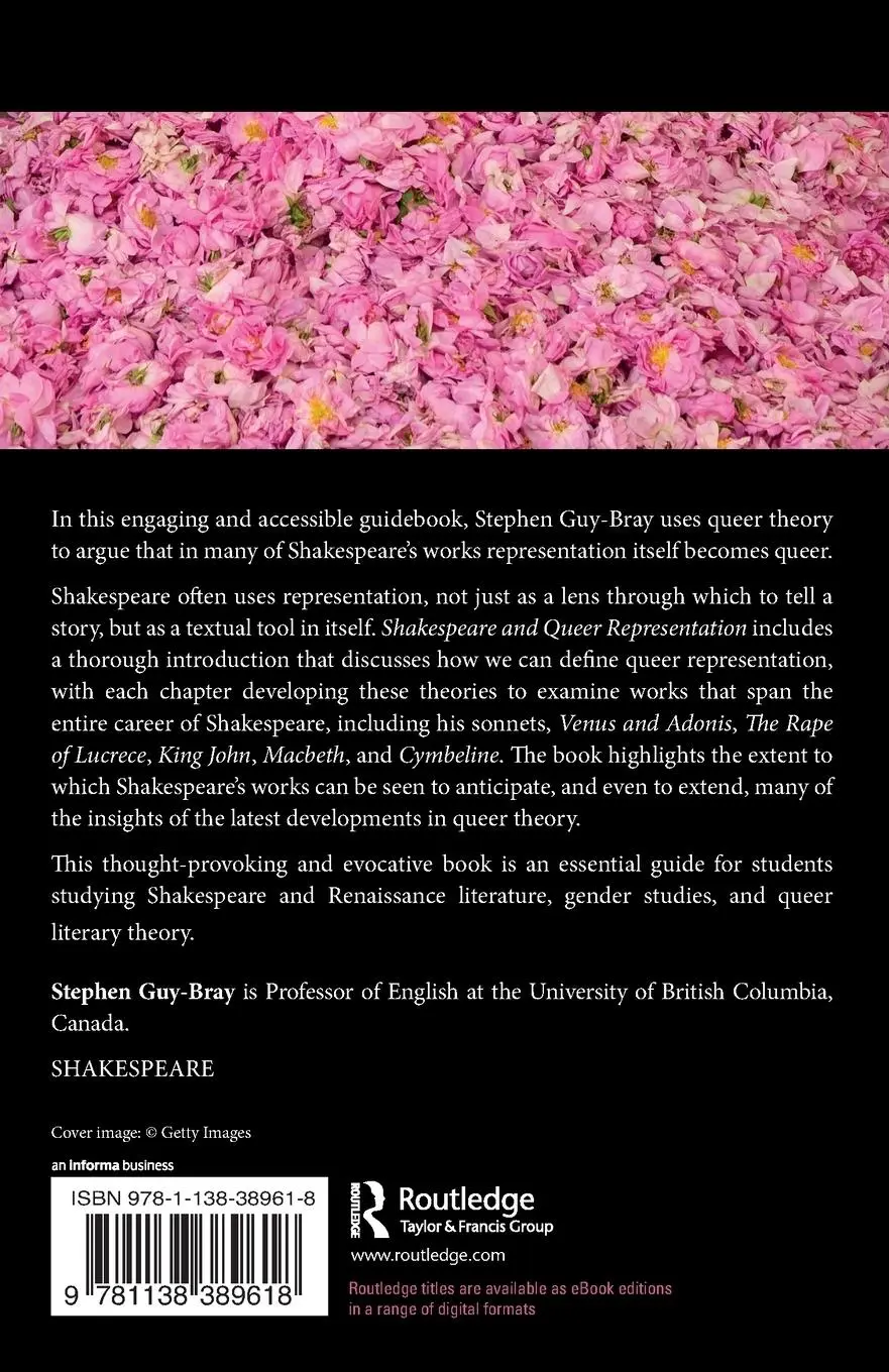 Rückseite: 9781138389618 | Shakespeare and Queer Representation | Stephen Guy-Bray | Taschenbuch