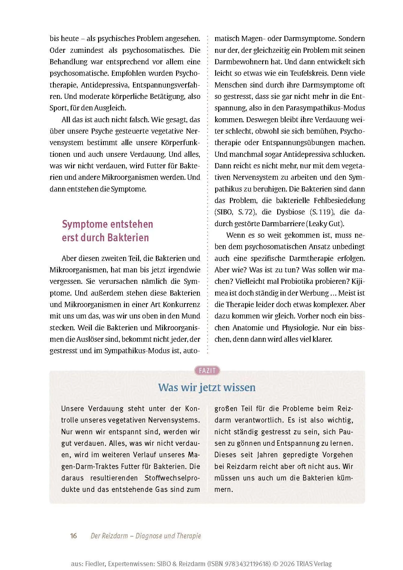 Bild: 9783432119618 | Expertenwissen: SIBO &amp; Reizdarm | Thomas Fiedler | Taschenbuch | 2025