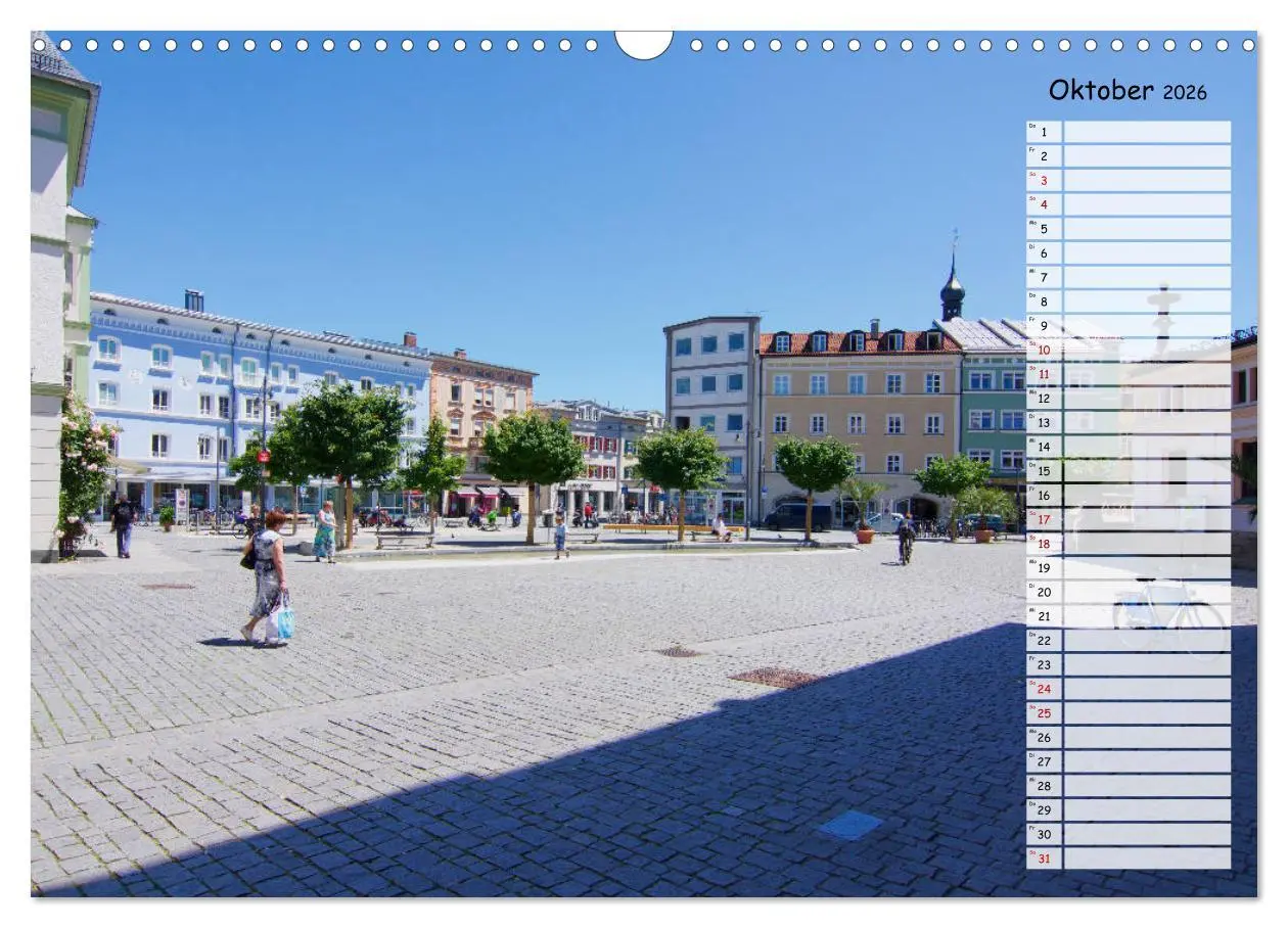 Bild: 9783457899618 | Eine Perle Oberbayerns - Rosenheim (Wandkalender 2026 DIN A3 quer),...