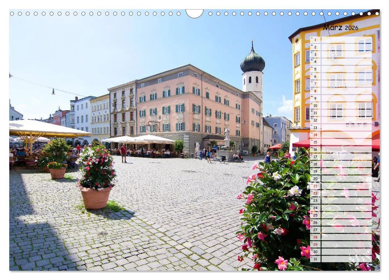 Bild: 9783457899618 | Eine Perle Oberbayerns - Rosenheim (Wandkalender 2026 DIN A3 quer),...